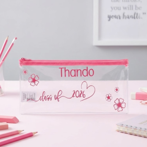 Stationery - Personalized "Class of..." Clear Pencil Case