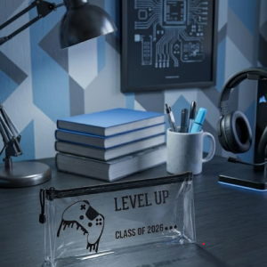 Stationery - Level UP Clear Pencil Case